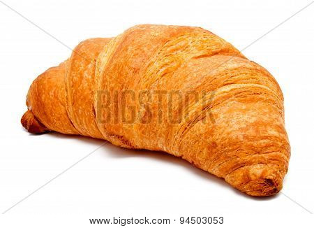 Fresh Perfect Croissant Isolated