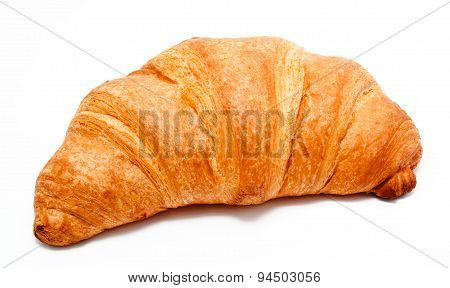 Fresh Perfect Croissant Isolated