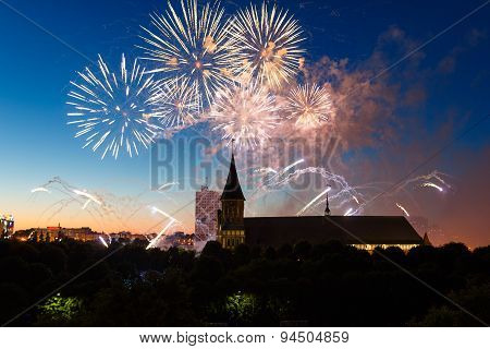 Fireworks Over The Cathedral Of Kant