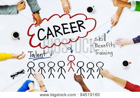 Career Talent Skill Talent Benefits Occupation Concept