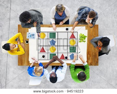 Sudoku Puzzle Problem Solving Leisure Games Concept