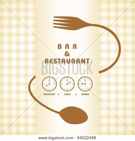 Restaurant menu design stock vector