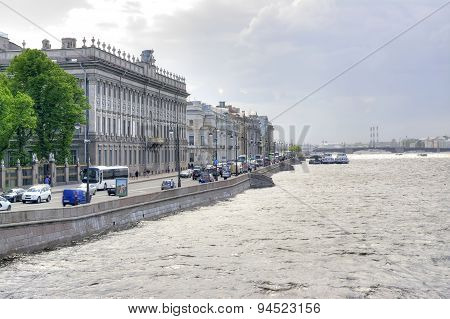 Saint Petersburg. Palace Embankment. Marble Palace