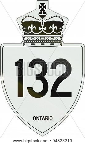 Ontario Highway Shield 132