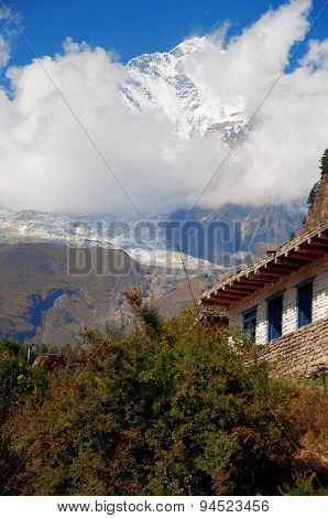 The Himalaya mountain peak