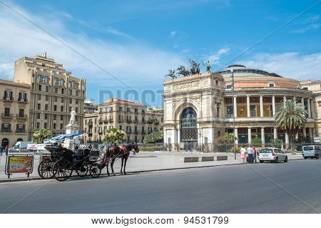 Teatro Politeama in Palermo, Sicily