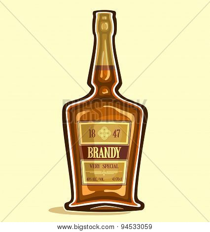 Brandy in the bottle