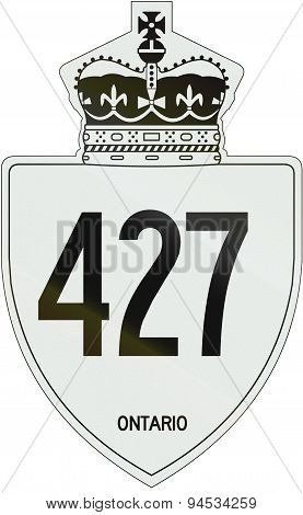 Ontario Highway Shield 427