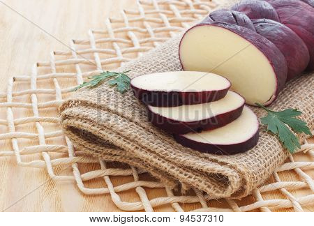 Treccia Braided Mozzarella Cheese Marinated In Red Wine