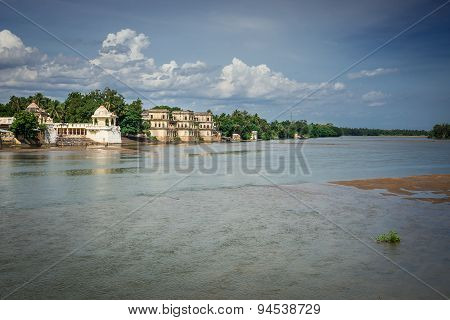 Temples Along The Vennar River.