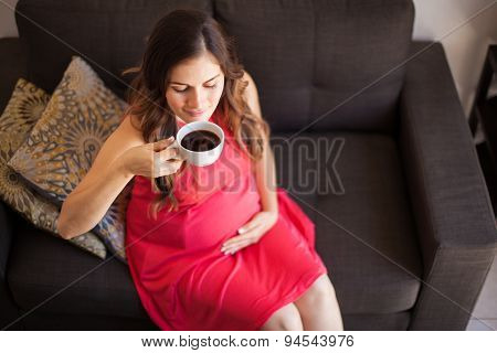 Drinking Some Coffee At Home