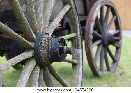 Two Carriage Wheels