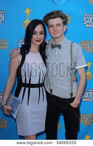 LOS ANGELES - JUN 25:  Erik Knudsen at the 41st Annual Saturn Awards Arrivals at the The Castaways on June 25, 2015 in Burbank, CA