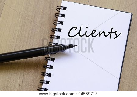 Clients Concept Notepad