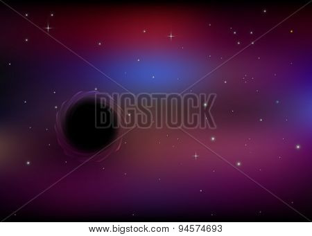 black hole in space,eps10.