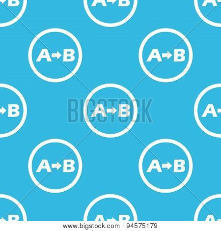 A to B sign pattern