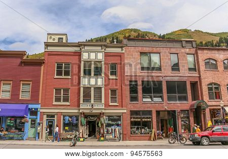 Telluride Main Street Shops In Colorado