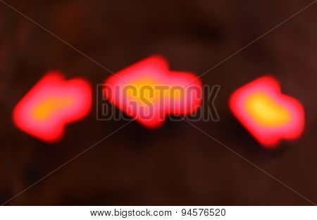 Blurred Lights Arrow Of The Big City At Night