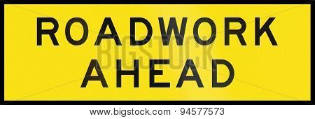 Roadwork Ahead In Australia