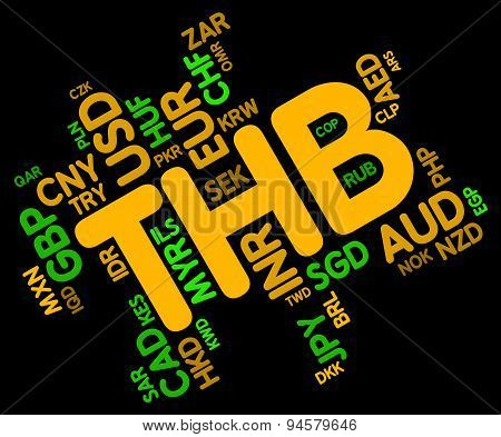 Thb Currency Shows Foreign Exchange And Broker