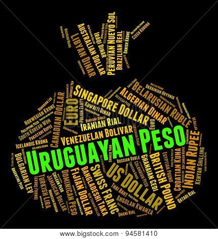 Uruguayan Peso Represents Exchange Rate And Currencies