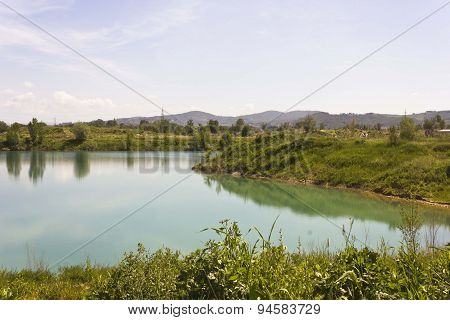 Peaceful Lake Inside Renai Park
