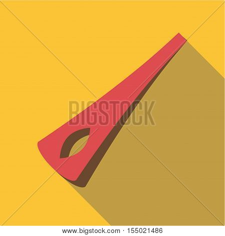 Barber barrette pin icon. Flat illustration of barber barrette pin vector icon for web