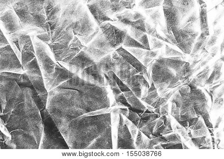 Gray  Background Or Texture And Shadow. Gray Fabric Crease