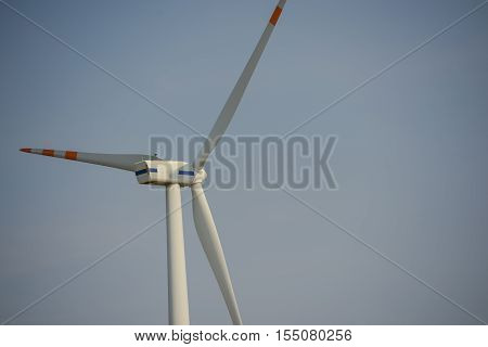 Windturbine At Sunny Day