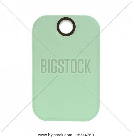 hardboard แยกต่างหากบนพื้นหลังสีขาว