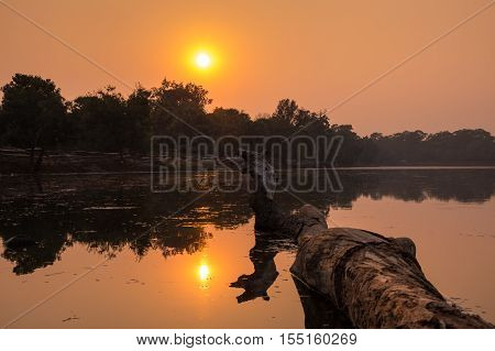 Srah Srang Royal Swimming Pool at Angkor Thom Cambodia