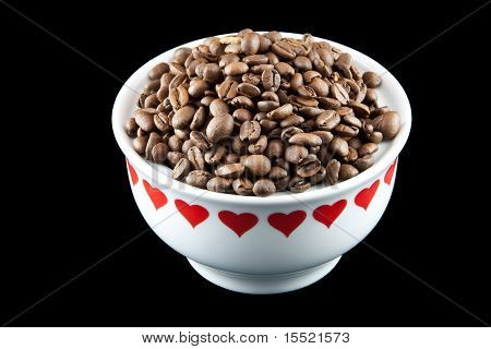 Amo il caffè in chicchi