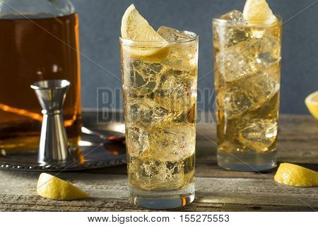 Whiskey Highball With Ginger Ale