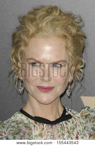 Nicole Kidman at the 20th Annual Hollywood Film Awards held at the Beverly Hilton Hotel in Beverly Hills, USA on November 6, 2016.