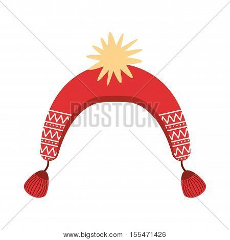 winter hat isolated cion vector illustration design