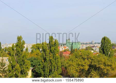 View on the city Kremenchug in Ukraine