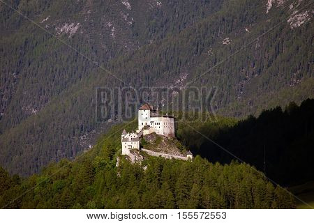 Amazing mountain views from Tarasp village, Switzerland