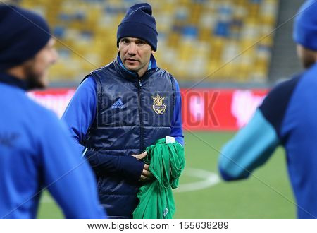 Training Session Of Ukraine National Football Team In Kiev
