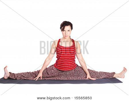 Joga przysługujące Samakonasana