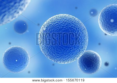 Blue Cells Micro View