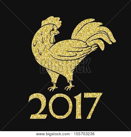 Vector Element For New Year's Design.