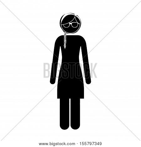 woman cartoon icon image vrctor illustration design