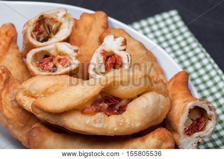 Bowl With Fried Panzerotti