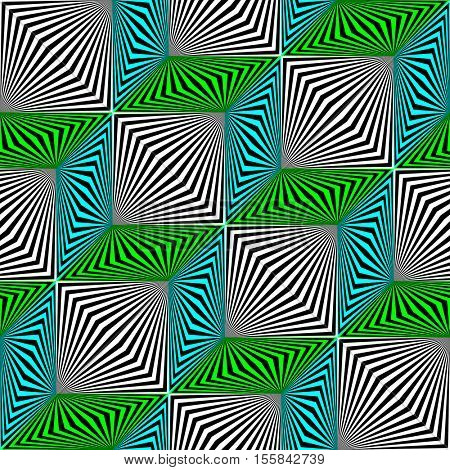 Seamless Zig Zag Pattern. Abstract Gradient Stripe Texture. Vector Fabric Structure Background. Minimal Optical Illusion Wallpaper