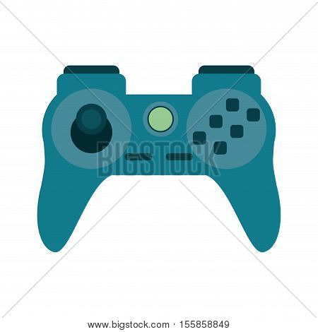 Videogame control icon. Game play leisure gaming and controller theme. Isolated design. Vector illustration