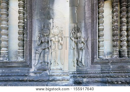 Ancient Bas-relief Stone Carving