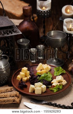 Сheese Plate, Parmesan, Dor Blue, Camembert