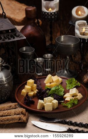 Сheese Plate, Parmesan, Dor Blue, Camembert