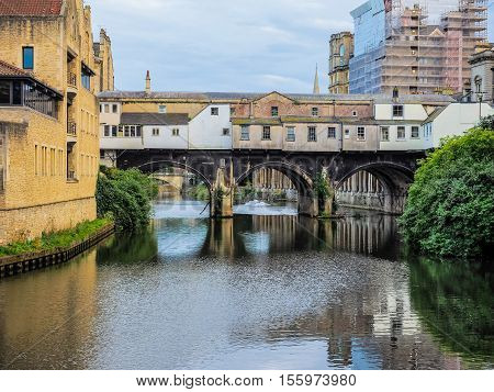 Hdr Pulteney Bridge In Bath