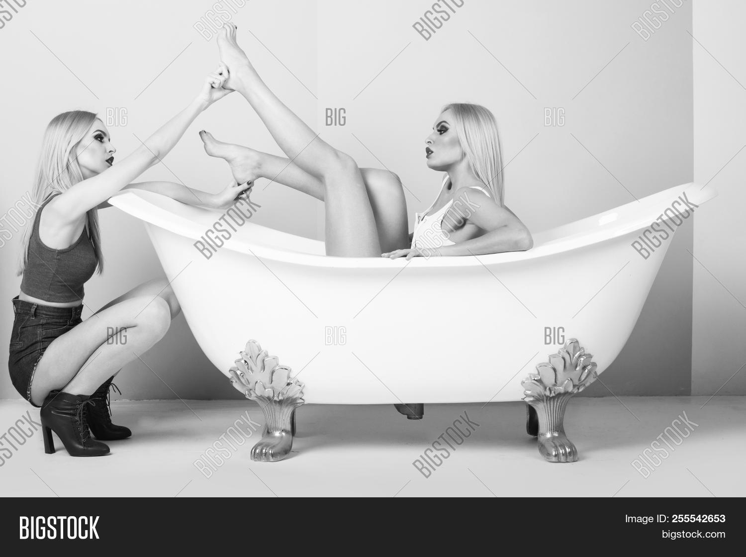 Couple Bathroom Young Image Photo Free Trial Bigstock